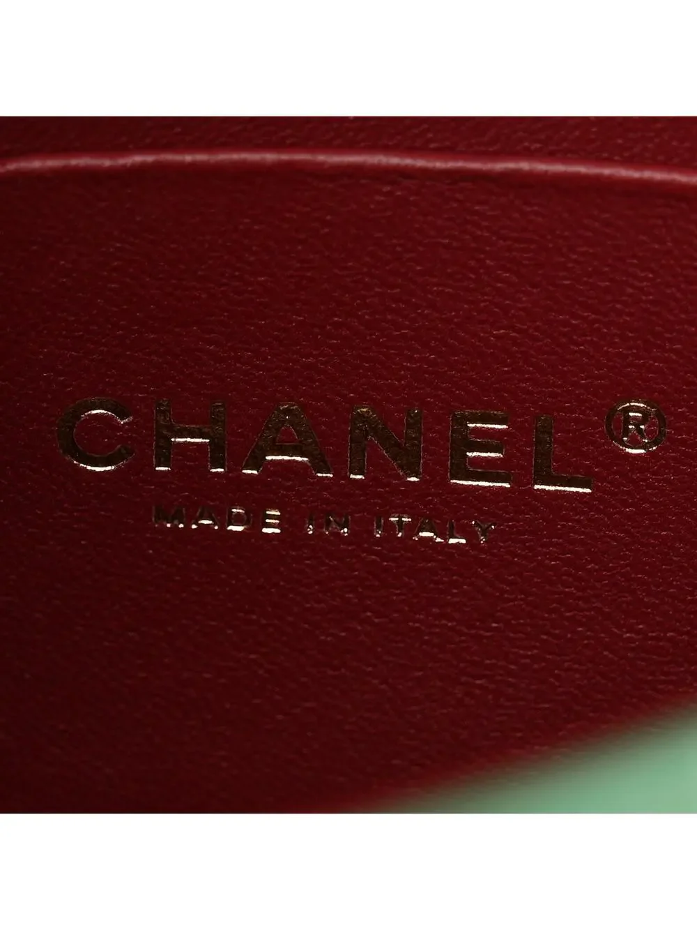 Chanel Calfskin Crocodile Embossed Turn #359251C72B